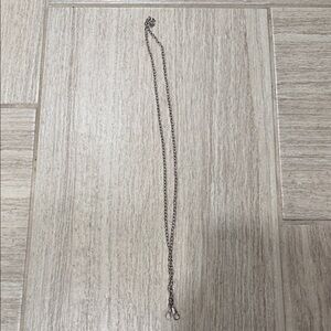 Silver crossbody chain
